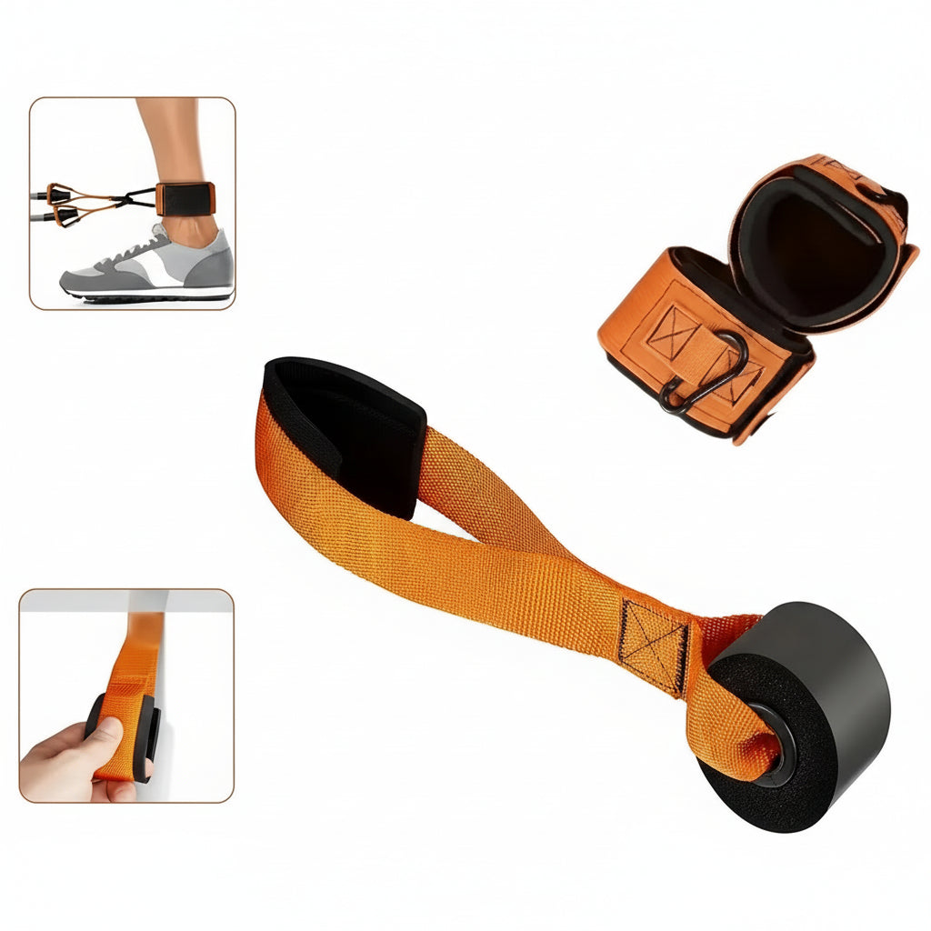 Exercices de force explosive avec ceinture de résistance - CrossFit et musculation