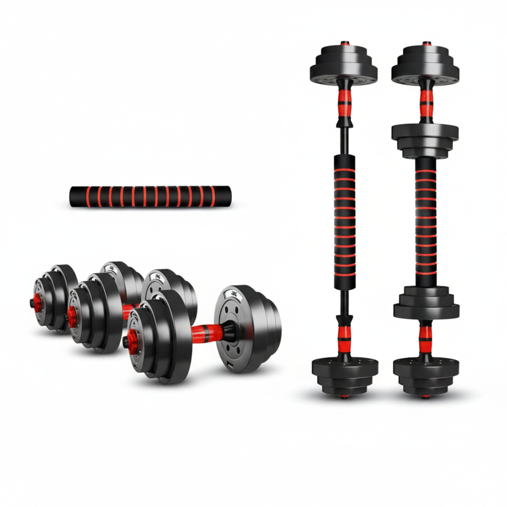 Disques de poids ajustables pour barre de musculation maison