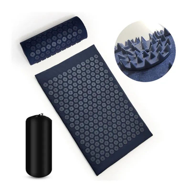 Tapis d'Acupression avec Coussin - Set Complet Relaxation