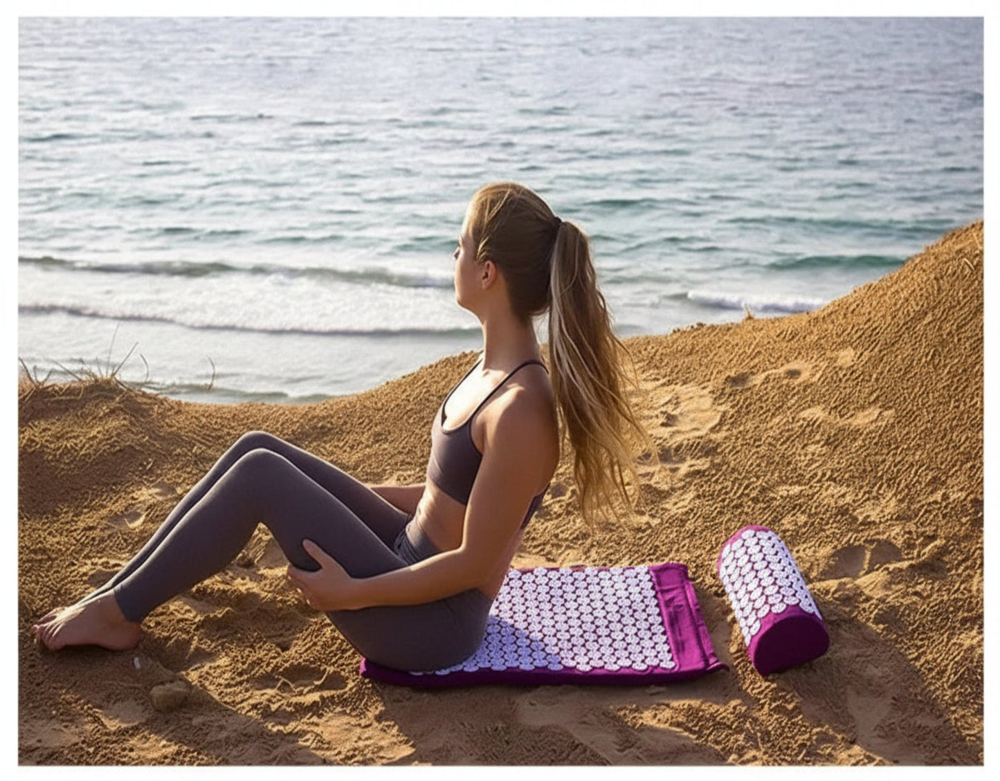 Relaxation sur tapis d'acupression - Soulagement naturel du stress et amélioration du sommeil