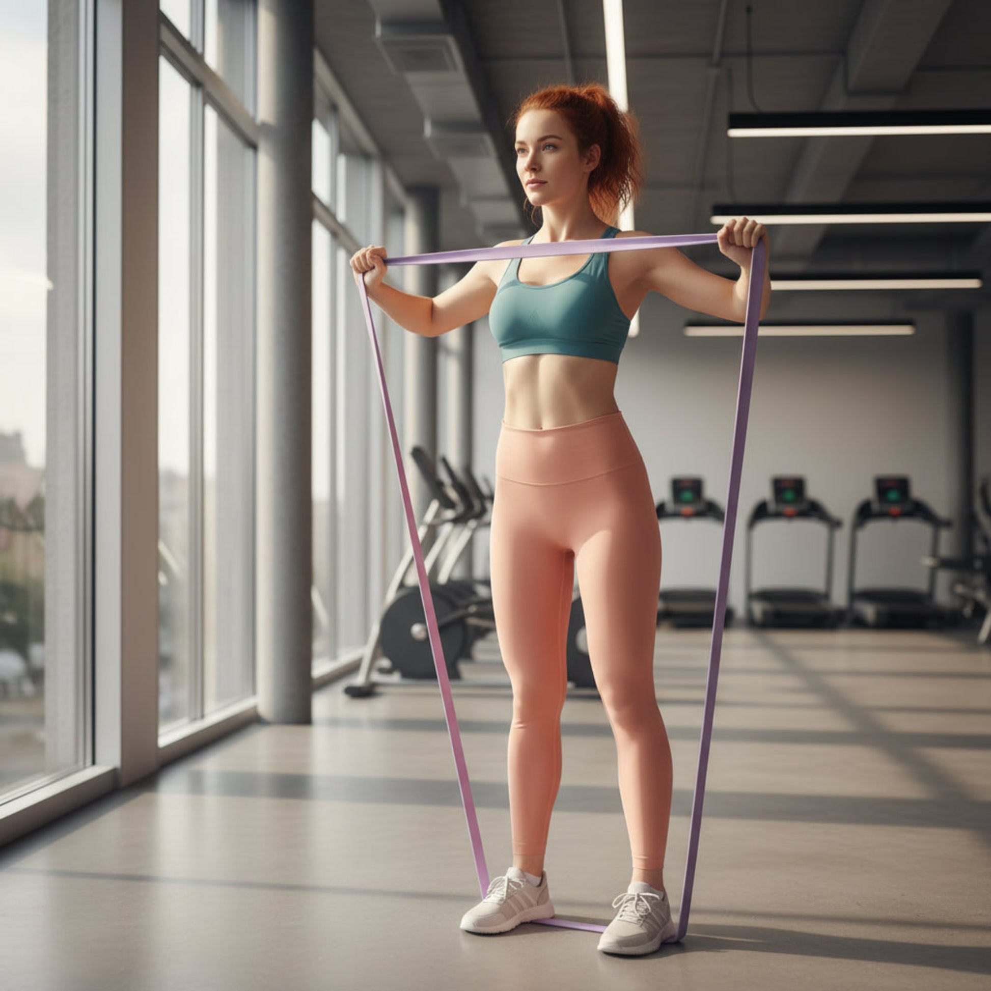 Bande d'étirement Pilates résistante et polyvalente