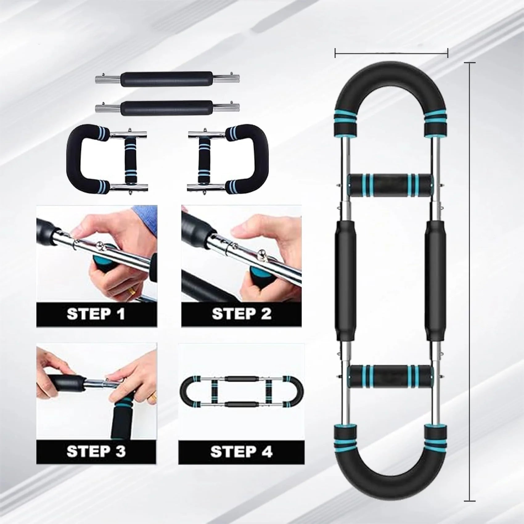 Bandes de résistance ajustables pour tous niveaux de fitness