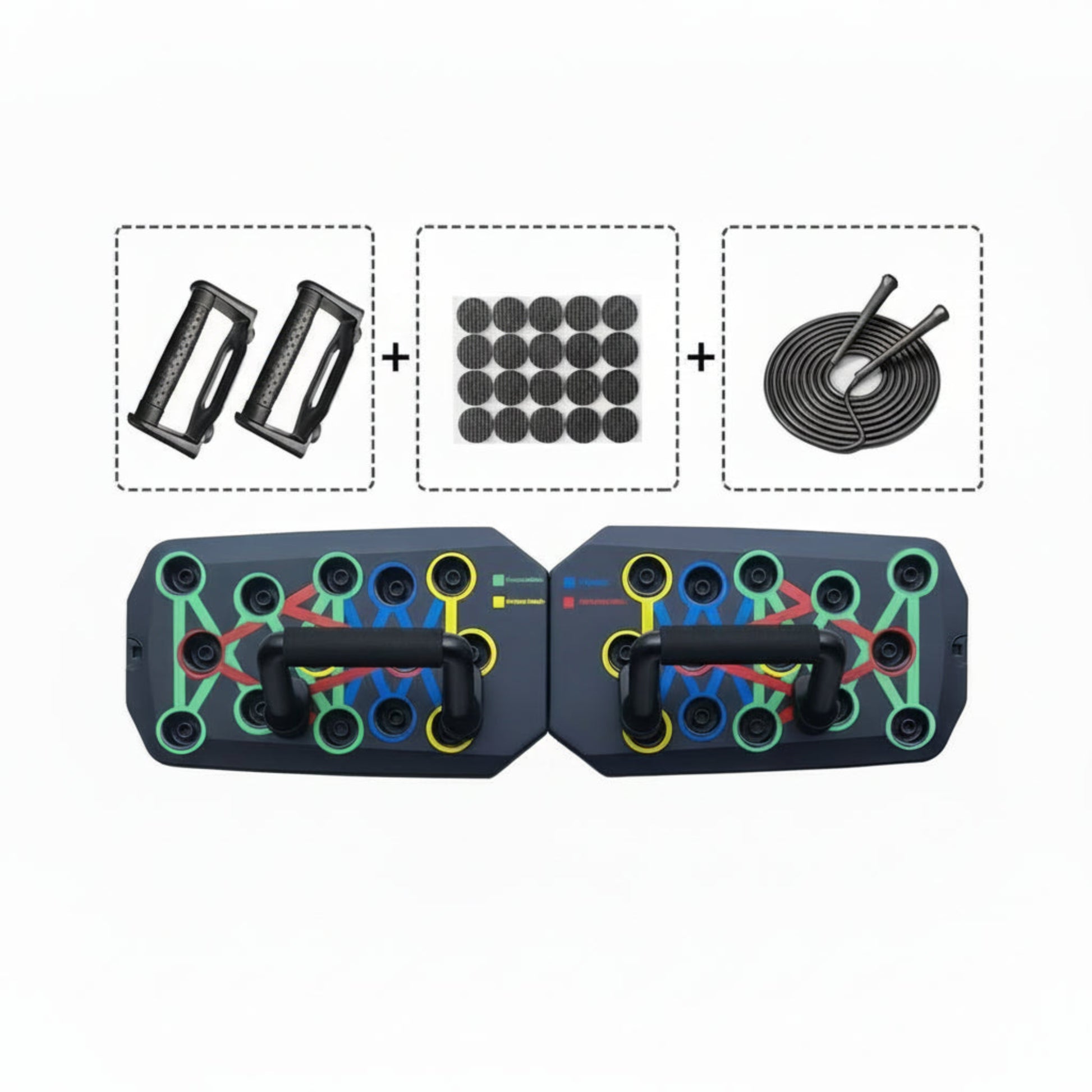 Équipement fitness compact pour sculpter pectoraux et bras