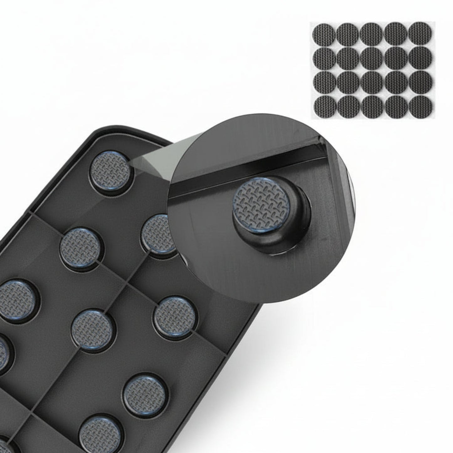  Planche de pompes robuste en ABS avec positions multiples - Construction durable antidérapante