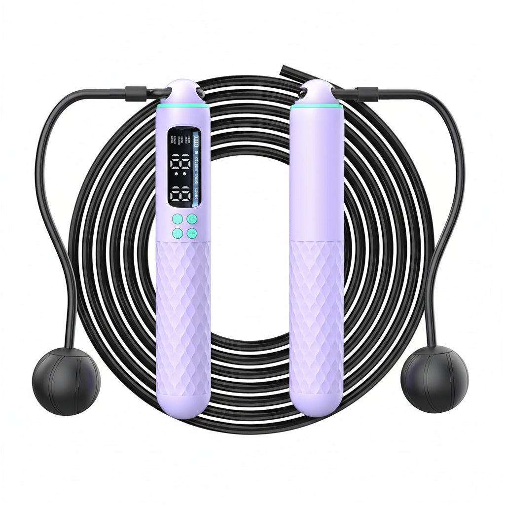 Corde à sauter électronique VivaSport pour entraînement cardio à domicile
