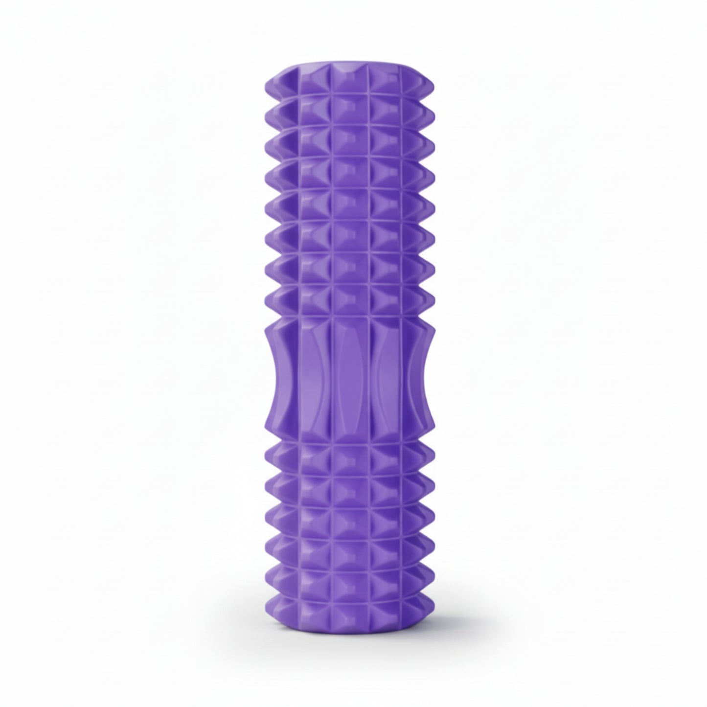 "Rouleau de massage en mousse EVA violet 45cm pour récupération musculaire et yoga
