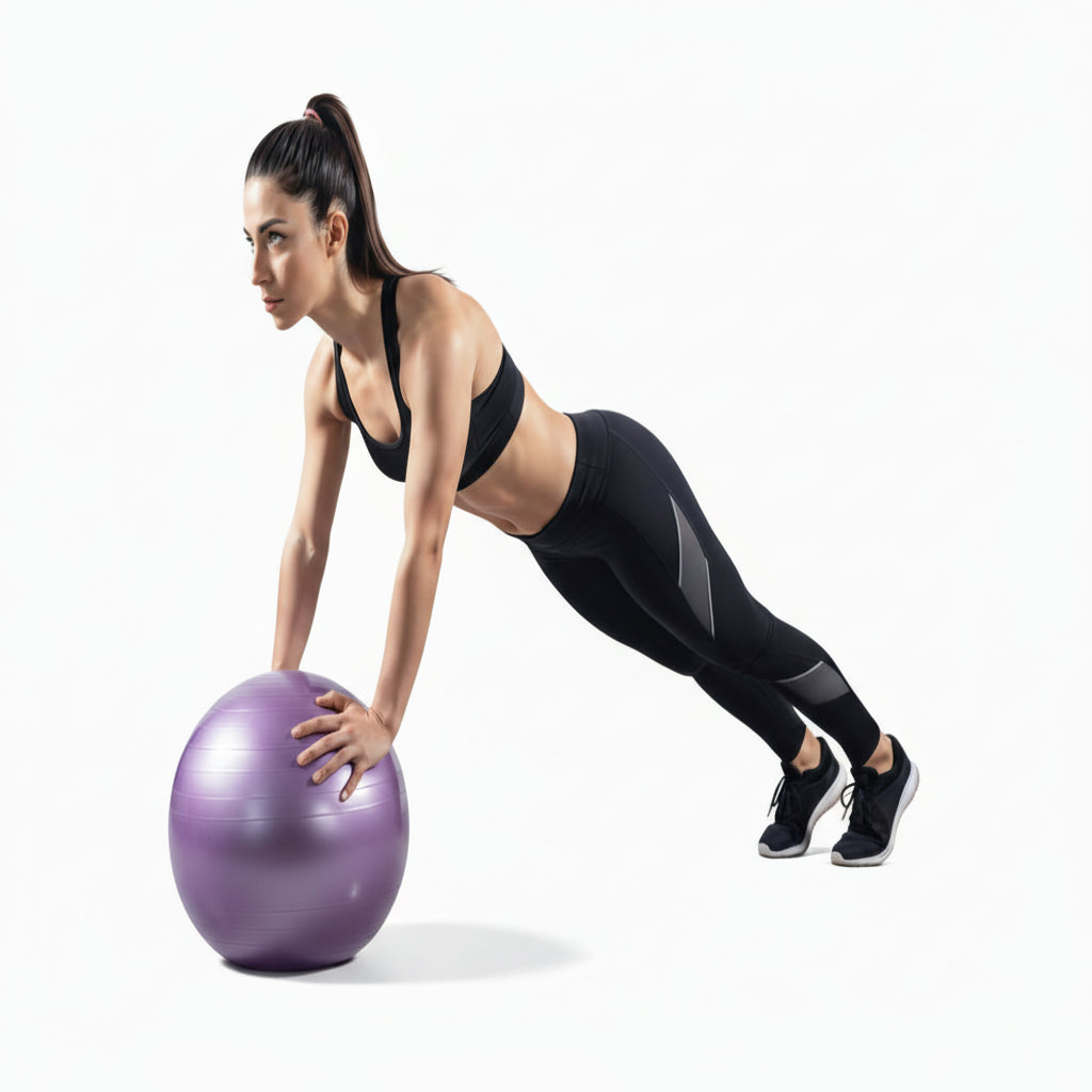 Mini ballon Pilates 25cm anti-éclatement pour yoga et fitness - VivaSport