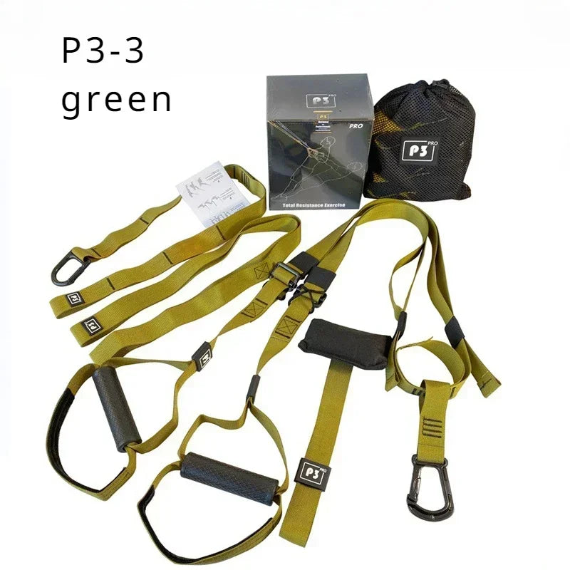 Sangles de Suspension TRX – Entraînement Complet Maison, Charge 300 kg | 3 Kits