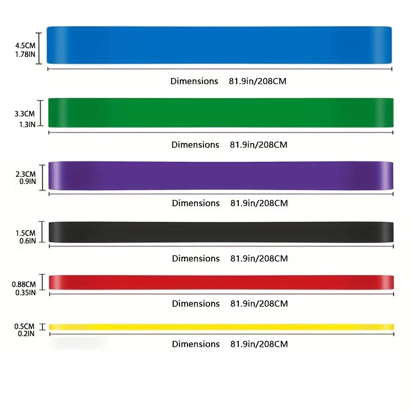 Bande de résistance fitness renforcée pour entraînement musculation
