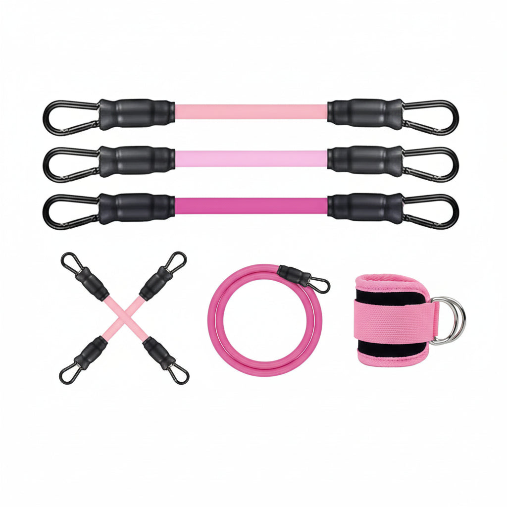 Kit complet 5 pièces sangles de cheville et bandes élastiques