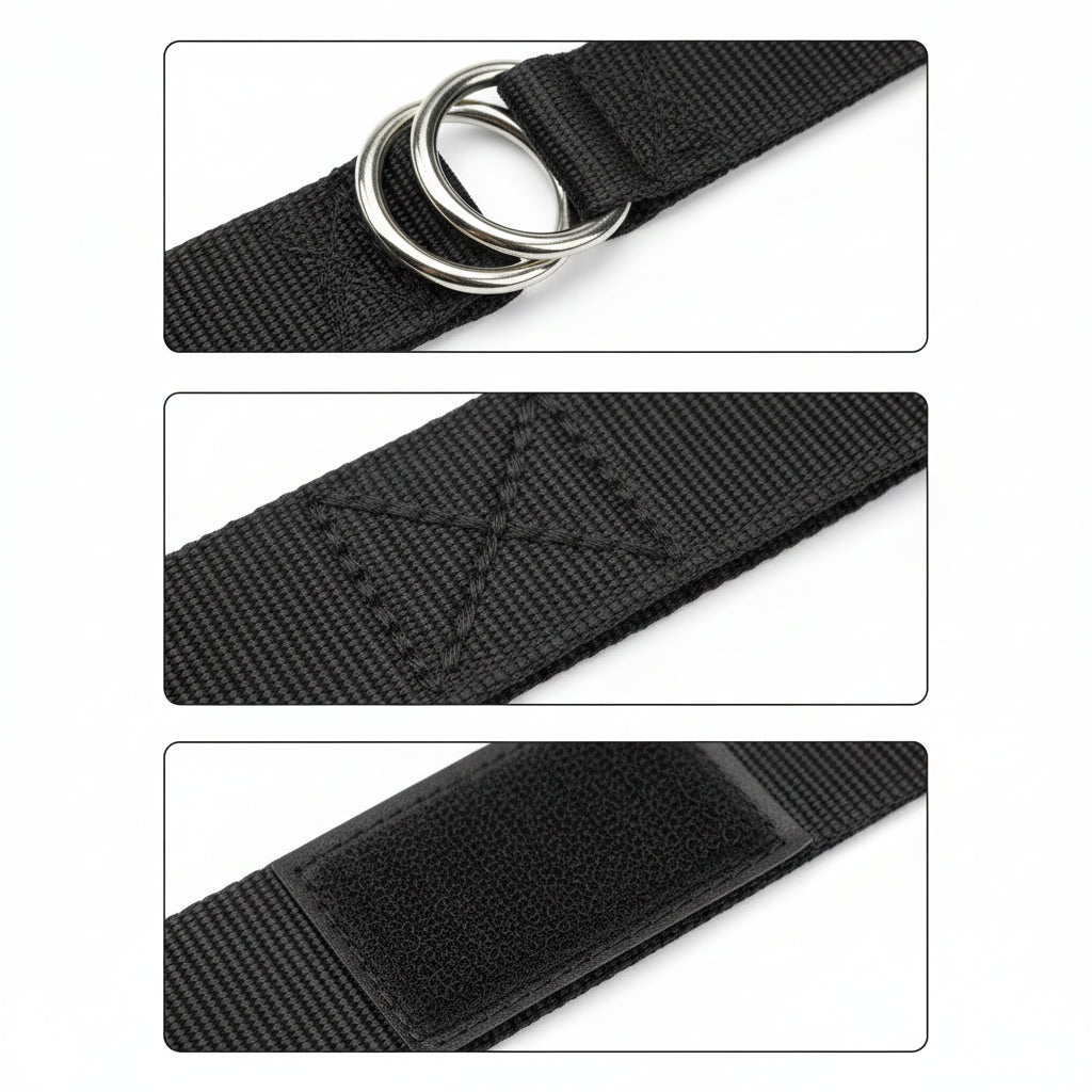 Exercices de kickback pour fessiers avec sangles de cheville