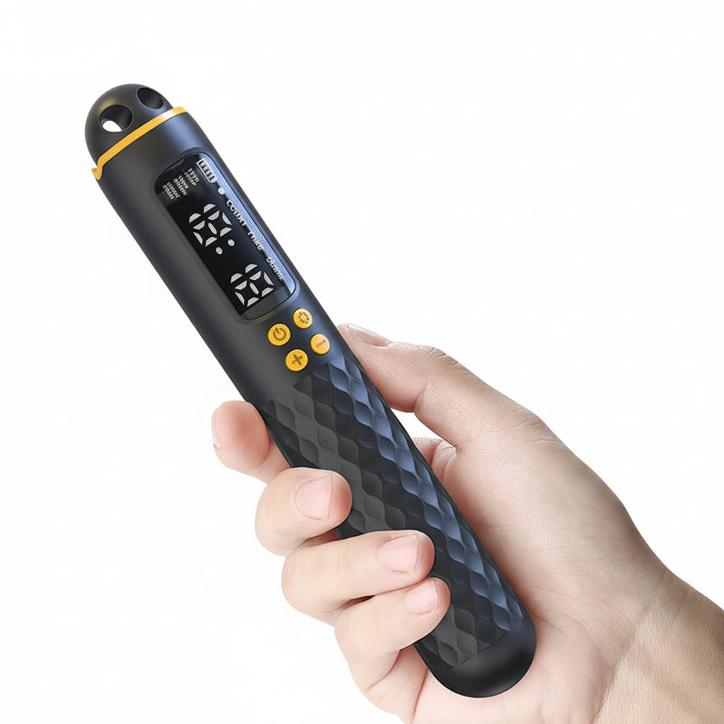 Design ergonomique de la corde à sauter avec poignées confortables