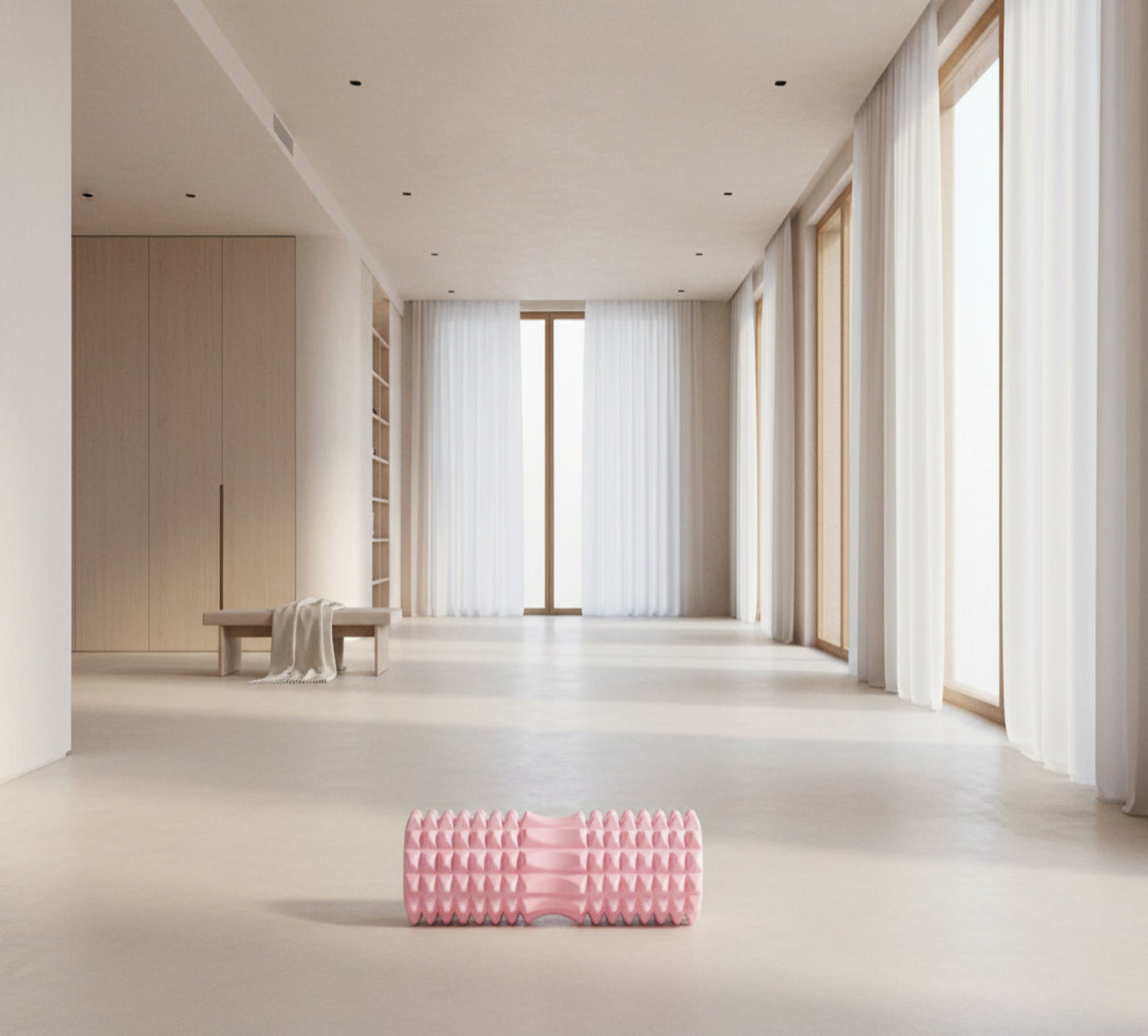 Exercice de mobilité avec foam roller - amélioration de la flexibilité et circulation sanguine