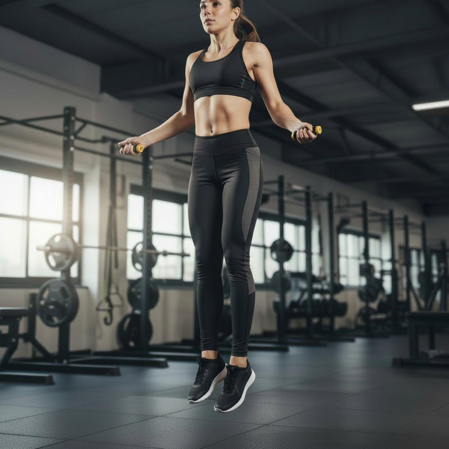 Modes d'entraînement multiples et réglage des objectifs sur corde à sauter électronique