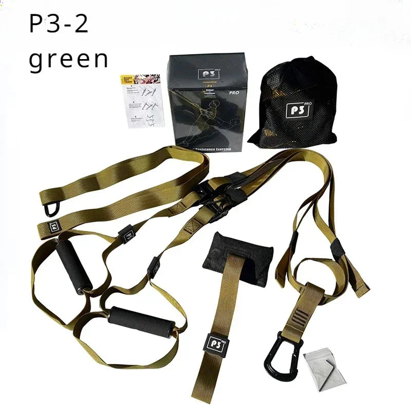 Sangles de Suspension TRX – Entraînement Complet Maison, Charge 300 kg | 3 Kits