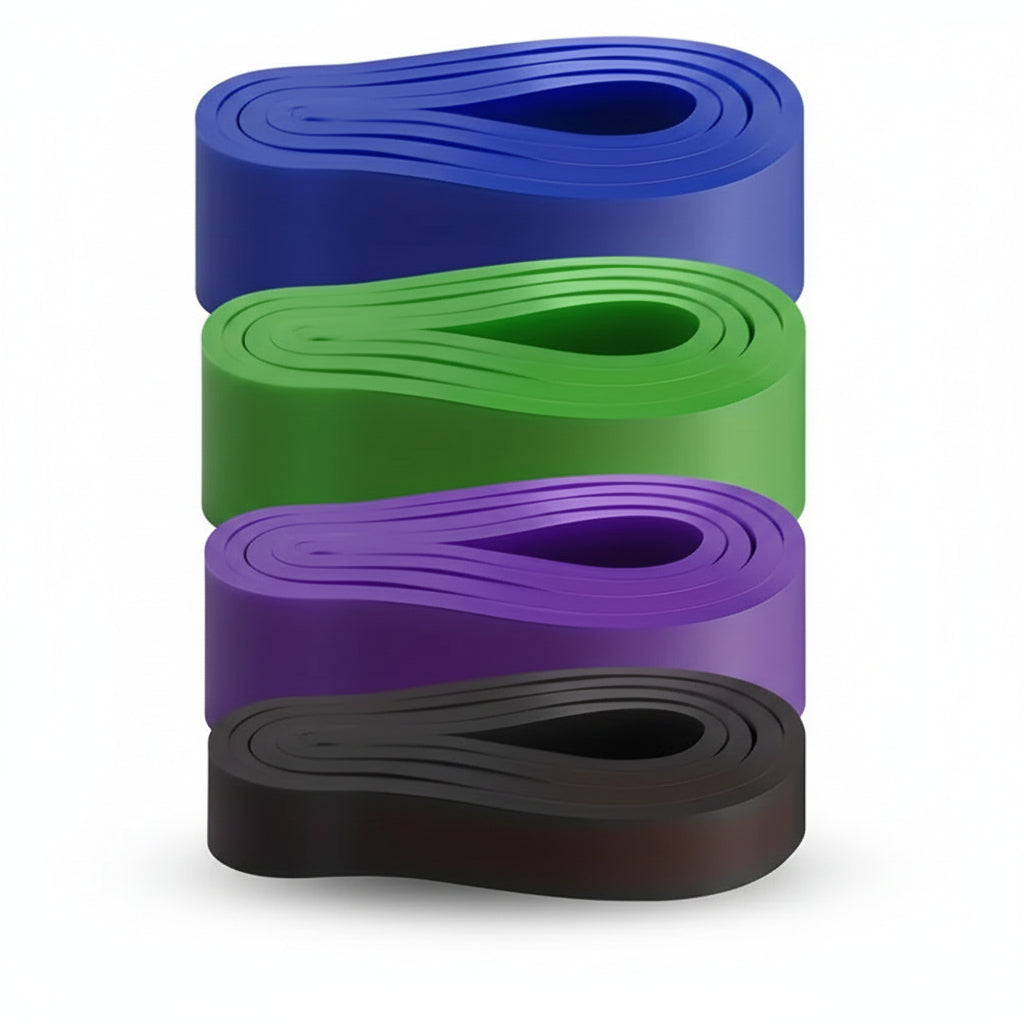 Utilisation des bandes de résistance pour tractions assistées et exercices de force
