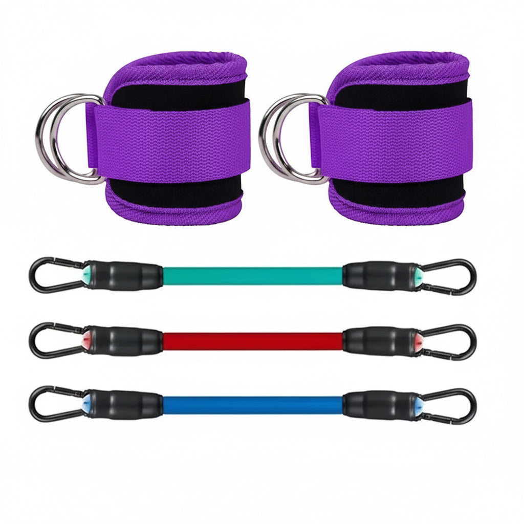 Sangles de cheville pour renforcement musculaire jambes et fessiers