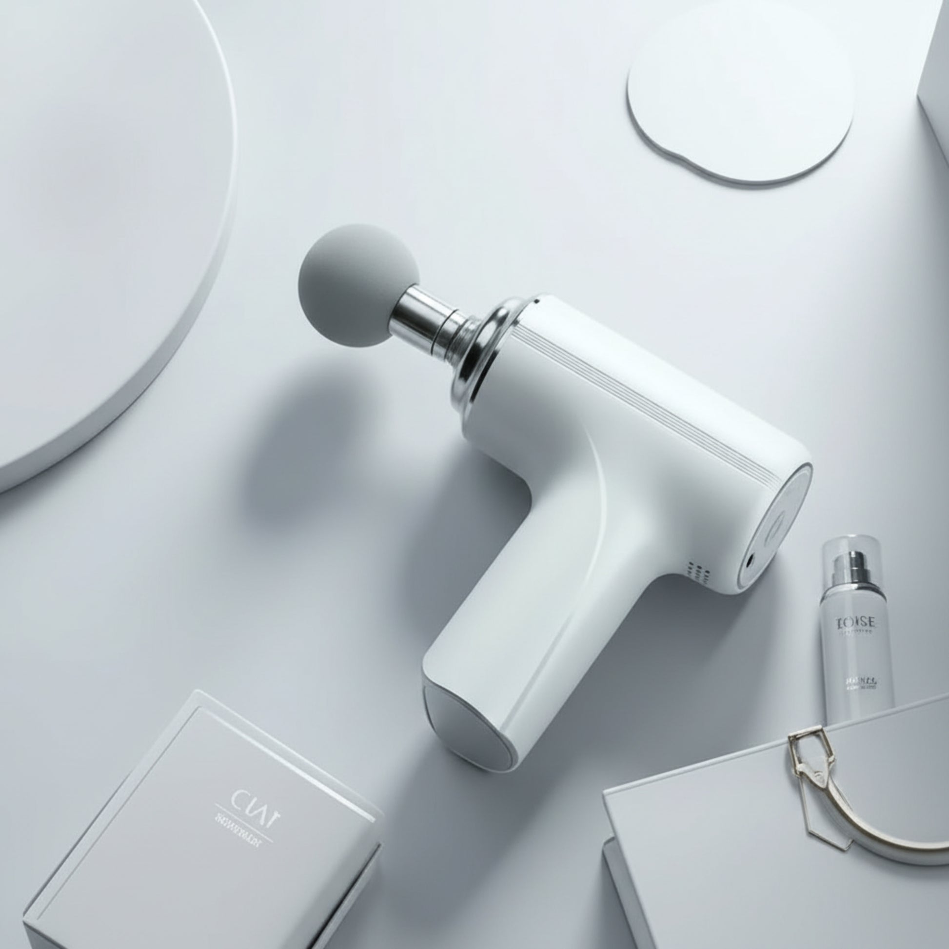 Pistolet de massage HOMEFISH avec lumière LED intégrée