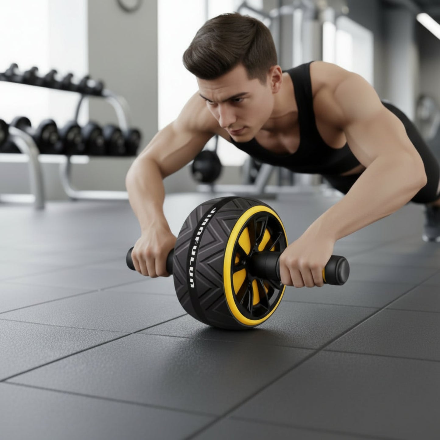  Roue Abdominale Double Silencieuse - Vue principale