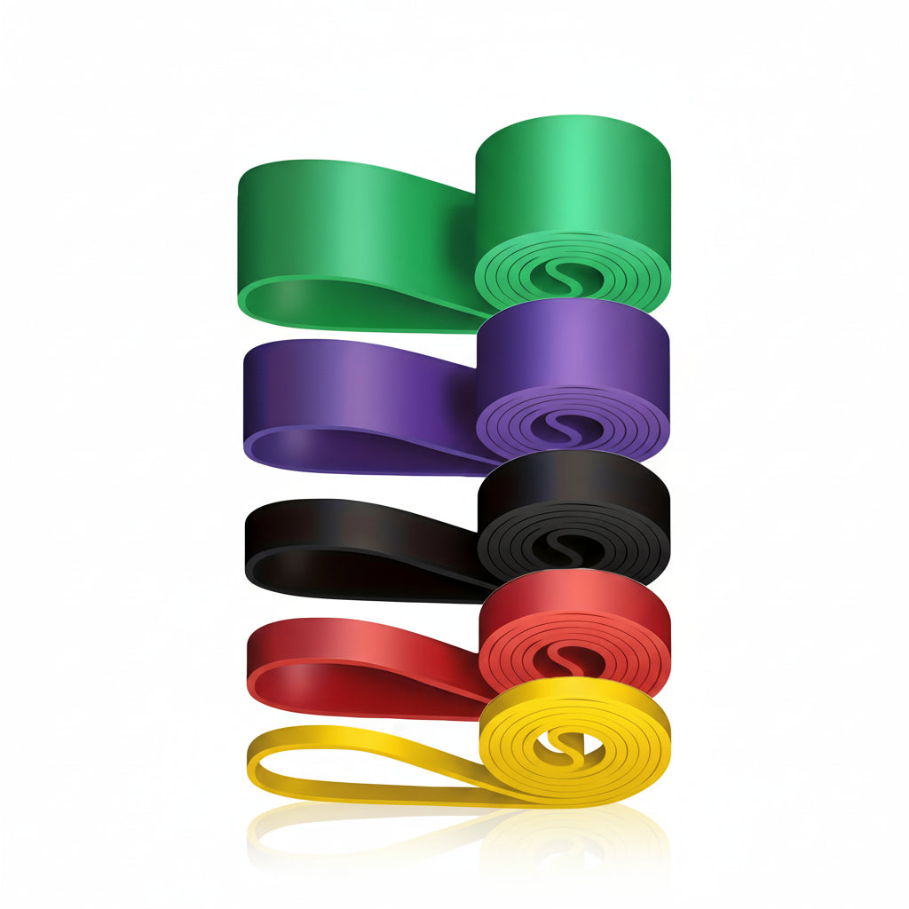 Kit complet bandes élastiques portable - entraînement fitness partout
