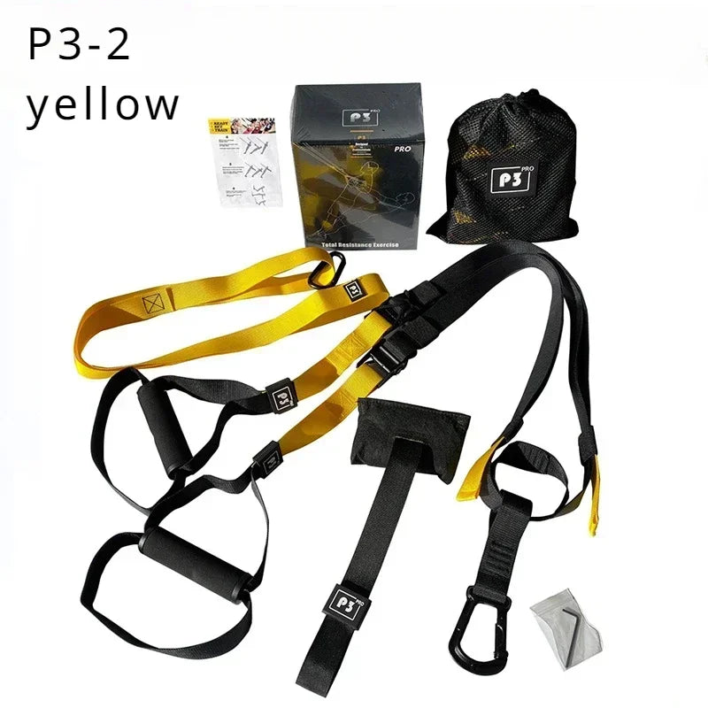 Sangles de Suspension TRX – Entraînement Complet Maison, Charge 300 kg | 3 Kits